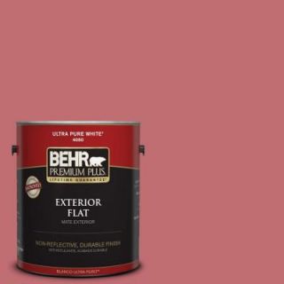 BEHR Premium Plus 1 gal. #HDC SP14 8 Art House Pink Flat Exterior Paint 440001