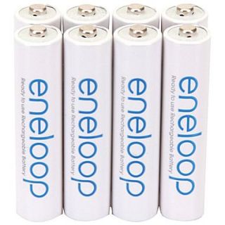 Panasonic Eneloop™ Ni MH AAA Rechargeable Batteries, 8/Pack