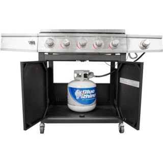 Backyard Grill 5 Burner Gas Grill, Stainless Steel