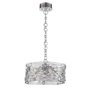 Eurofase Corfo Collection 12 Light Chrome and Clear Chandelier 26342 016