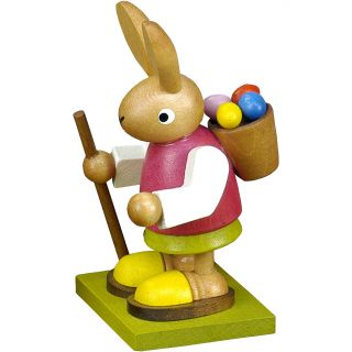 Christian Ulbricht Hiking Bunny with Backpack Ornament by Alexander