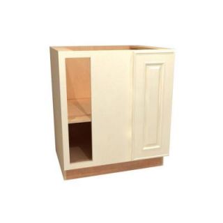 Home Decorators Collection 30x34.5x24 in. Holden Assembled Base Blind Corner Left Cabinet with Full Height Door in Bronze Glaze BBCU39L HBG