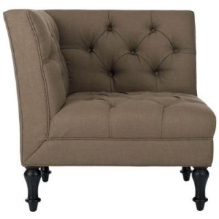Safavieh Jack Linen Poly Club Chair in Olive MCR4643A