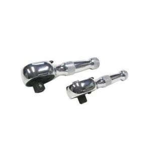 Powerbuilt 1/4 in. Drive and 3/8 in. Drive Little Ratchet Set (2 Piece) 640927