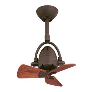 Gale Series 13 in. Textured Bronze Indoor Ceiling Fan XXDI TB WD
