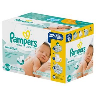 Pampers Sensitive Wipes 13x Refill   808 Count