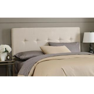 Faux Suede Button Headboard, Multiple Colors