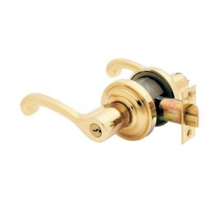 Baldwin Images Collection Classic Polished Brass Entry Lever 95245.003.LENT