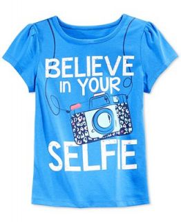 Epic Threads Little Girls Believe In Your Selfie T Shirt, Only at