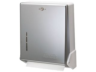 San Jamar T1905XC True Fold Metal Front Cabinet Towel Dispenser,11 5/8 x 5 x 14 1/2, Chrome