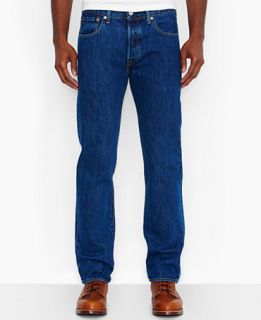 Levis Big and Tall 501 Original Fit Dark Stonewash Jeans   Jeans