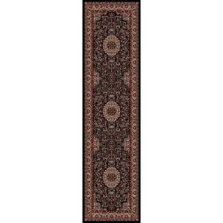 Concord Global Trading Persian Classics Isfahan Black 2 ft. x 7 ft. 7 in. Rug Runner 20332