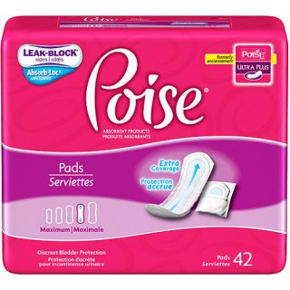 Poise Ultra Plus Absorbency Pant Liner with Side Shields, 168 ct