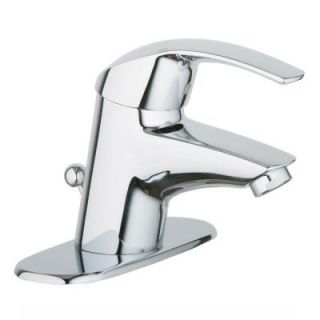 GROHE Eurosmart Single Hole Single Handle Low Arc Bathroom Faucet in StarLight Chrome 32 709 001