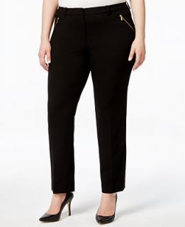 Calvin Klein Plus Size Zipper Pocket Skinny Pants   Plus Sizes   