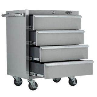 Viper Tool Storage 26 in. 4 Drawer Cabinet with 304 Stainless Steel V2604SS
