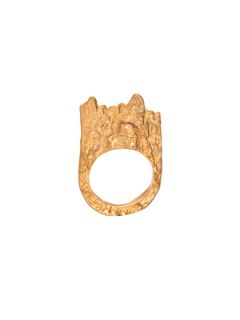 Banyan Tree Bark Spiked Ring by Rose Pierre