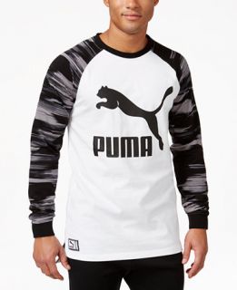 Puma Mens Graphic Long Sleeve T Shirt   Activewear   Men