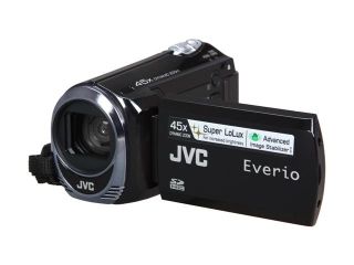 Refurbished JVC Everio GZ MS110 Black 1/6" CCD 39X Optical Zoom HDD/Flash Memory Camcorder