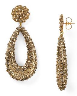 Roni Blanshay Open Teardrop Mesh Earrings