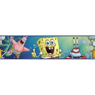 Room Mates Nickelodeon SpongeBob SquarePants 15' x 5'' Border Wallpaper