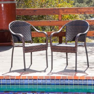 Christopher Knight Home Sunset Outdoor Tight weave Wicker Chair (Set