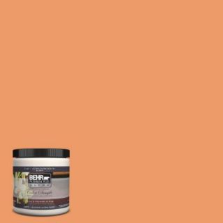 BEHR Premium Plus Ultra 8 oz. #PPH 23 Monarch Orange Interior/Exterior Paint Sample PPH 23 U