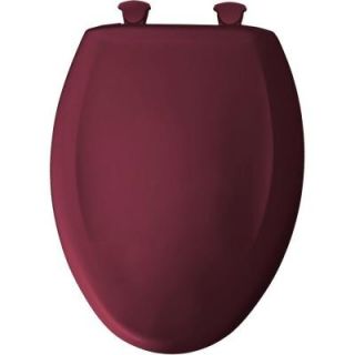 BEMIS Slow Close STA TITE Elongated Closed Front Toilet Seat in Ruby 1200SLOWT 313