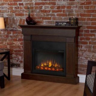 Real Flame Crawford 47 in. Slim Line Electric Fireplace in Chestnut Oak 8020E CO