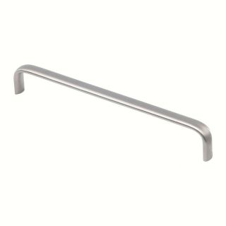 Siro Designs 192Mm Center To Center Fine Brushed Stainless Steel Rectangular Cabinet Pull