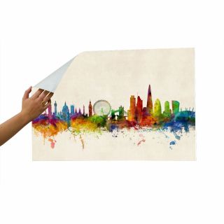 London England Skyline Wall Mural by Americanflat