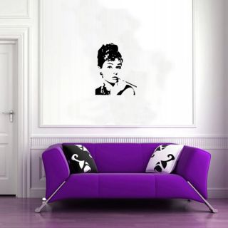 Audrey Hepburn Vinyl Wall Decal Sticker  ™ Shopping   The
