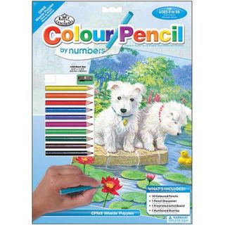Royal Brush Colour Pencil By Number Kit, 8 3/4" x 11 3/4"