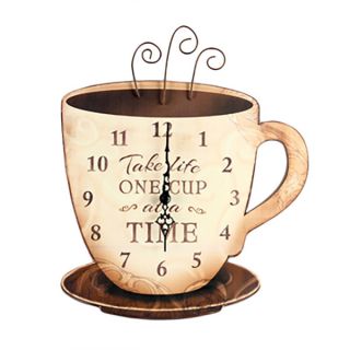 Wooden Coffee Wall Clock  ™ Shopping