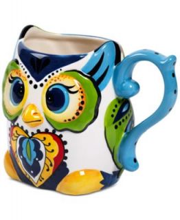 Espana Bocca Figural Owl Mug   Dinnerware   Dining & Entertaining
