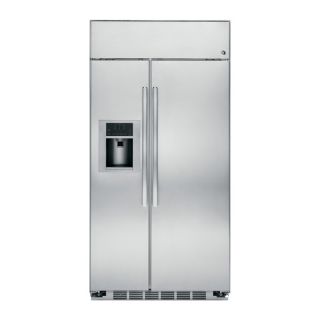 GE Profile Series 48 inch Built in Stainless Steel Side by side