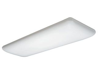 Lithonia Lighting White 4' White 4 Bulb T8 Fluorescent Ceiling Fixture