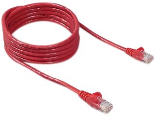 BELKIN A3L791B50CM RED 1.60 ft. Cat 5E Red Assembled UTP Network Cable