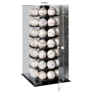 Caseworks International Fifty Six Baseball Rotating Display Case