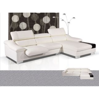 Emma 2 piece Ivory Sectional Sofa and Chaise Set  