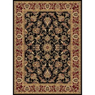 Concord Global Cyrus Black Rectangular Indoor Woven Oriental Area Rug (Common 9 x 12; Actual 105 in W x 148 in L x 8.75 ft Dia)