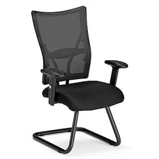 OFM Talisto Steel Executive Guest Chair, Black (595 F)