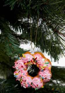 A Touch of Cruller Ornaments  Mod Retro Vintage Decor Accessories