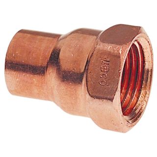 3/8 in x 3/8 in Copper Threaded Adapter Fitting