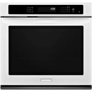 KitchenAid Architect Series II 27 in. Single Electric Wall Oven Self Cleaning with Convection in White KEBS179BWH