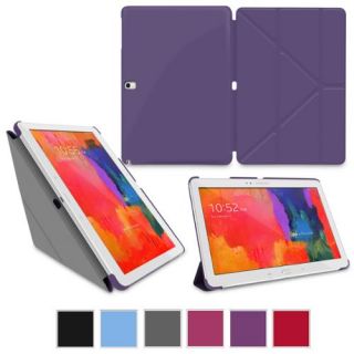 Galaxy Tab Pro 10.1 Case, roocase Origami Slim Shell Folio Case Cover for Samsung Galaxy Tab Pro 10.1 / Note 10.1 2014 Edition (With Auto Wake / Sleep Smart Cover), Purple