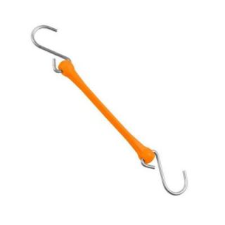 The Perfect Bungee 7 in. Polyurethane Bungee Strap with Galvanized S Hooks (Overall Length 12 in.) B12NG