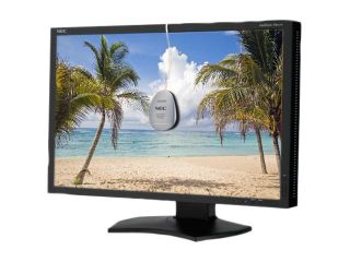 NEC Display Solutions PA241W BK SV Black 24.1" 8ms Pivot, Swivel & Height Adjustable IPS Panel Widescreen LCD monitor 60 cd/m2 1000:1 w/SpectraViewII