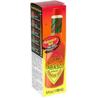 Tabasco Brand Habanero Sauce, 5 oz (Pack of 12)