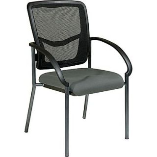 Office Star Proline II ProGrid Metal Guest Chair, Gray (85670 226)